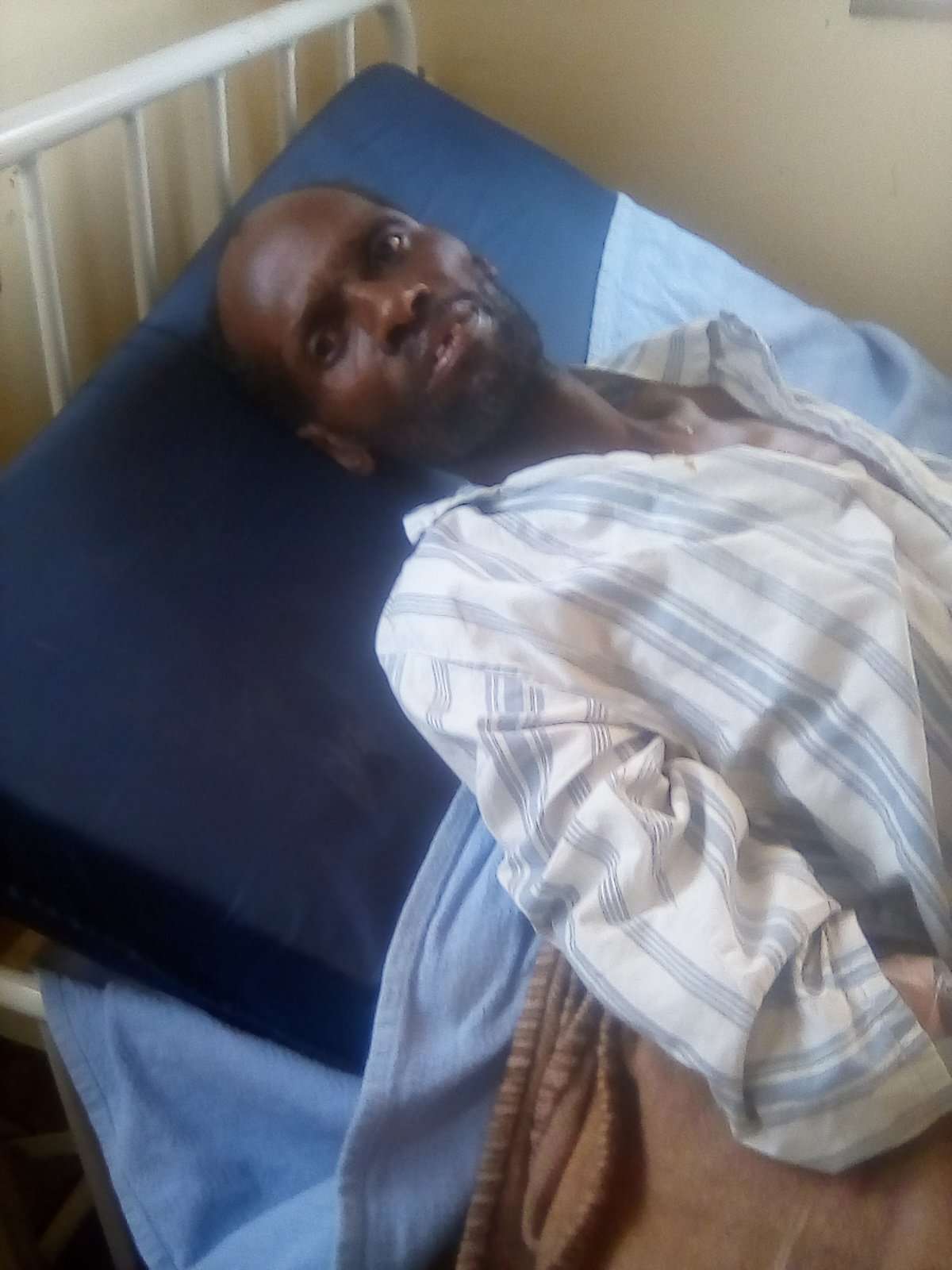 his hospital sick please help me