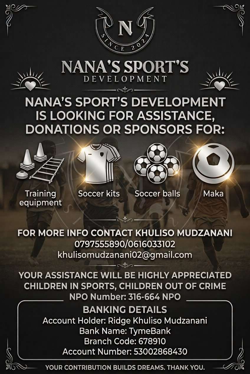 donations for a sports development