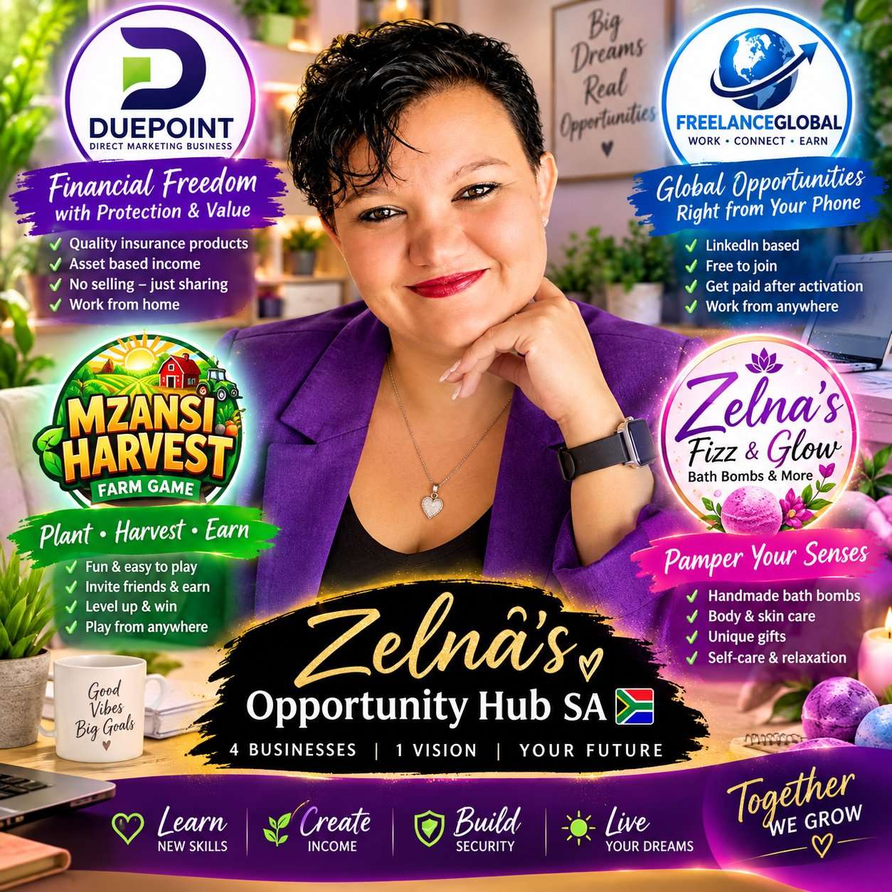 My business and 3 opportunities of income